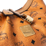 MCM Visetos Monogram Hobo Shoulder Bag