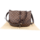 Louis Vuitton Damier Ebene Monogram Saumur 30 Crossbody Bag
