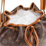 Louis Vuitton Canvas Monogram Sac Noe Petit Shoulder Bag