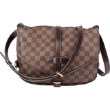 Louis Vuitton Damier Ebene Monogram Saumur 30 Crossbody Bag