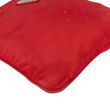 Prada Red Nylon Triangle Crossbody Side Bag