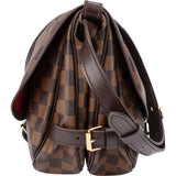Louis Vuitton Damier Ebene Monogram Saumur 30 Crossbody Bag