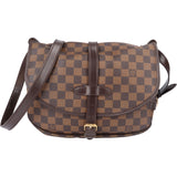 Louis Vuitton Damier Ebene Monogram Saumur 30 Crossbody Bag