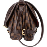 Louis Vuitton Damier Ebene Monogram Saumur 30 Crossbody Bag