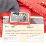 Prada Red Nylon Triangle Crossbody Side Bag