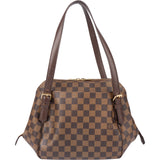 Louis Vuitton Damier Ebene Monogram Belem MM Shoulder Bag