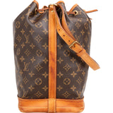 Louis Vuitton Canvas Monogram Sac Noe Grande Shoulder Bag