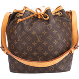 Louis Vuitton Canvas Monogram Sac Noe Petit Shoulder Bag