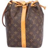 Louis Vuitton Canvas Monogram Sac Noe Petit Shoulder Bag