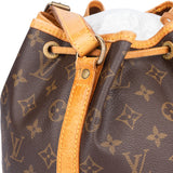 Louis Vuitton Canvas Monogram Sac Noe Petit Shoulder Bag