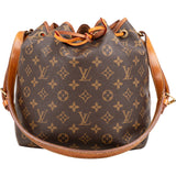 Louis Vuitton Canvas Monogram Sac Noe Petit Shoulder Bag