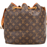 Louis Vuitton Canvas Monogram Sac Noe Petit Shoulder Bag