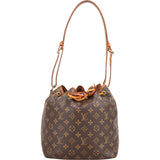 Louis Vuitton Canvas Monogram Sac Noe Petit Shoulder Bag