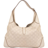 Gucci Leather GG Monogram Jackie Handbag