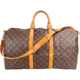 Louis Vuitton Canvas Monogram Keepall 50 Bandouliere