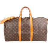 Louis Vuitton Canvas Monogram Keepall 50 Bandouliere