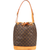 Louis Vuitton Canvas Monogram Sac Noe Grande Shoulder Bag