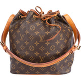 Louis Vuitton Canvas Monogram Sac Noe Petit Shoulder Bag