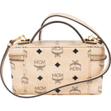 MCM Visetos Monogram Vanity Case Handbag