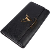 Louis Vuitton Noir Taurillon Capucines Wallet