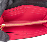 Louis Vuitton Noir Taurillon Capucines Wallet