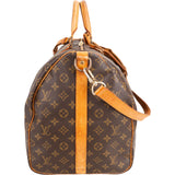 Louis Vuitton Canvas Monogram Keepall 55 Bandouliere