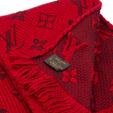 Louis Vuitton Rouge Logomania Monogram Scarf Schal