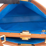 Fendi Brown Leather Peekaboo Handbag