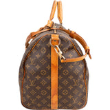 Louis Vuitton Canvas Monogram Keepall 55 Bandouliere