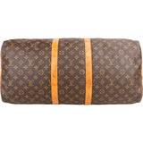 Louis Vuitton Canvas Monogram Keepall 55 Bandouliere