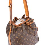 Louis Vuitton Canvas Monogram Sac Noe Petit Shoulder Bag