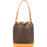Louis Vuitton Canvas Monogram Sac Noe Grande Shoulder Bag