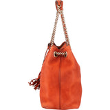 Gucci Orange Leather Soho Shoulder Bag