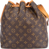 Louis Vuitton Canvas Monogram Sac Noe Petit Shoulder Bag