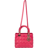 Christian Dior Quilted Leather Lady Dior Handbag