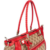 Gucci GG Monogram Bamboo Handbag