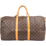 Louis Vuitton Canvas Monogram Keepall 50 Bandouliere