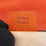 Gucci Orange Leather Soho Shoulder Bag