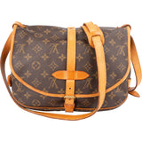 Louis Vuitton Canvas Monogram Saumur 30 Crossbody Bag