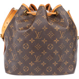Louis Vuitton Canvas Monogram Sac Noe Petit Shoulder Bag