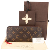 Louis Vuitton Canvas Monogram Clemence Wallet