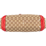 Gucci GG Monogram Bamboo Handbag