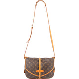 Louis Vuitton Canvas Monogram Saumur 30 Crossbody Bag
