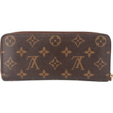 Louis Vuitton Canvas Monogram Clemence Wallet