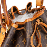 Louis Vuitton Canvas Monogram Sac Noe Petit Shoulder Bag