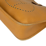 Hermès Camel Ardennes Leather Evelyne GM Crossbody Bag