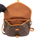 Louis Vuitton Canvas Monogram Saumur 30 Crossbody Bag