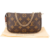 Louis Vuitton Canvas Monogram Mini Pochette Accessoire Handbag