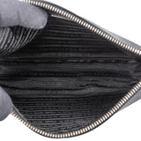 Prada Black Saffiano Leather Triangle Vitello Crossbody Bag
