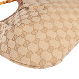 Gucci GG Monogram Bamboo Handbag